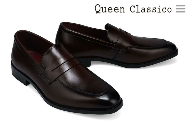 クインクラシコ メンズ ドレスシューズ ローファー QueenClassico 