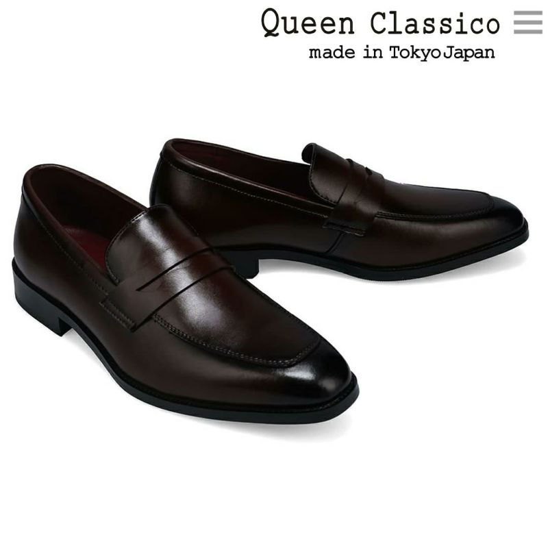 クインクラシコ メンズ ドレスシューズ ローファー QueenClassico 