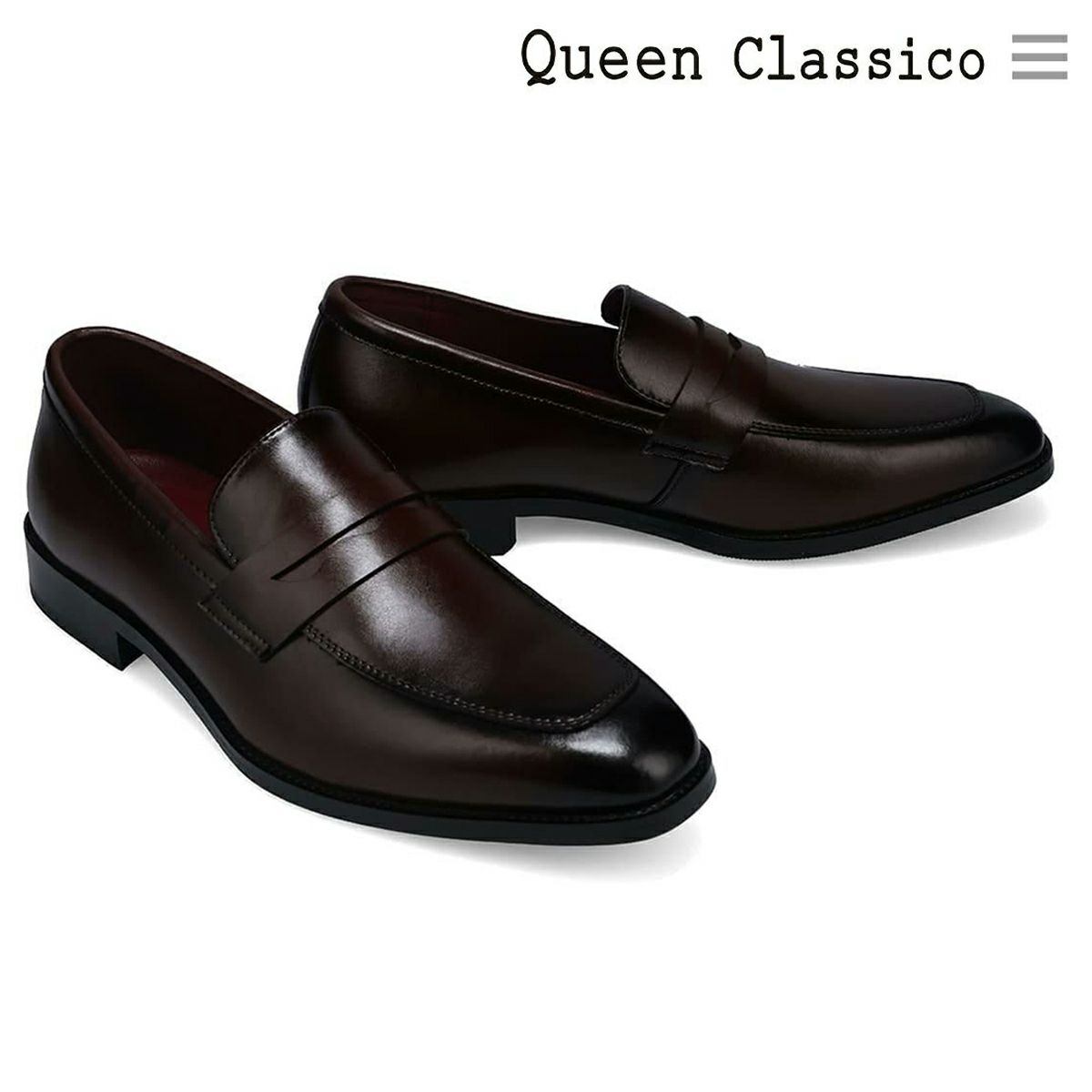 クインクラシコ メンズ ドレスシューズ ローファー QueenClassico 