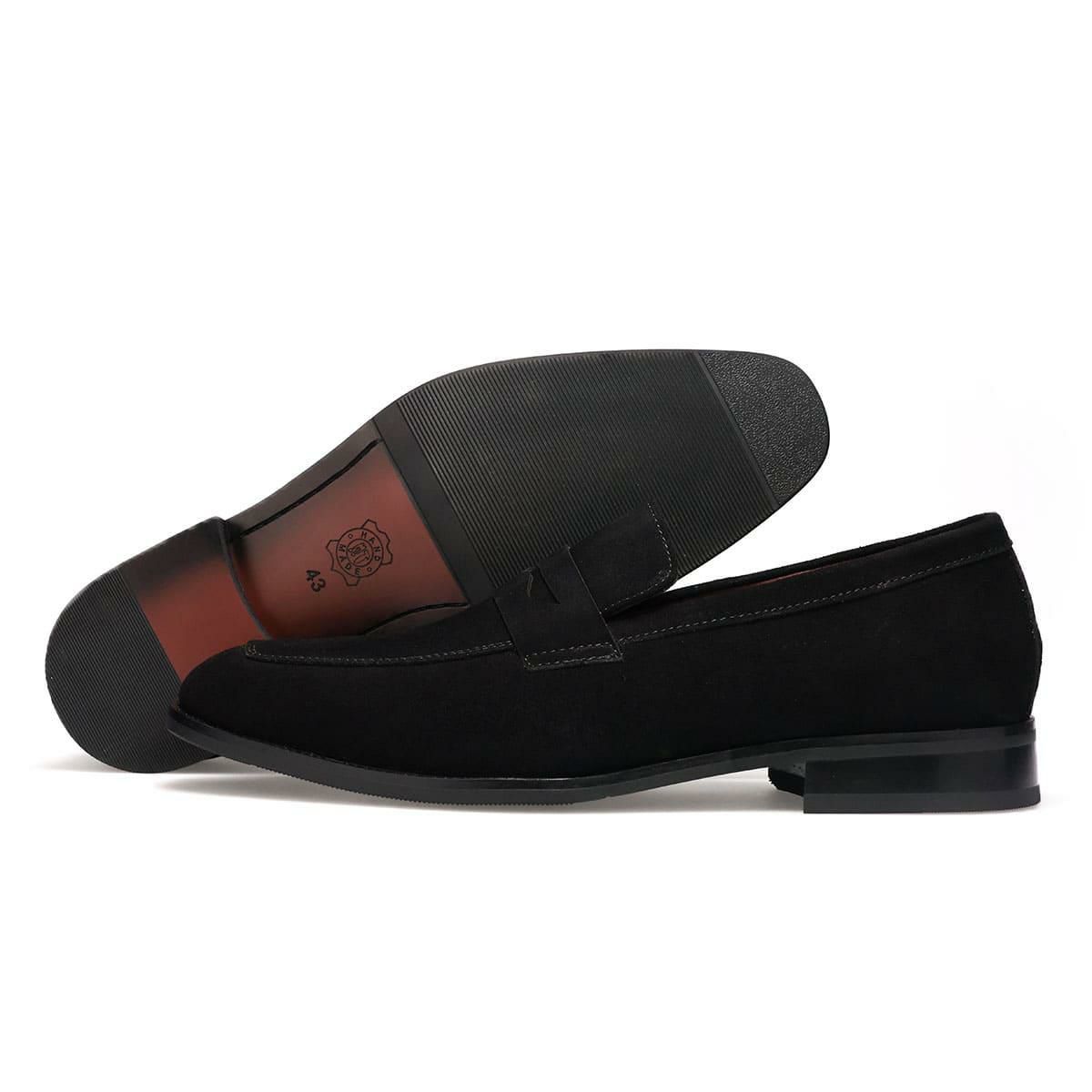 クインクラシコ メンズ ドレスシューズ スエードローファー QueenClassico