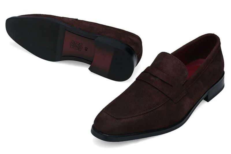 【極美品】Queen Classico レッド スエード ローファー　43サイズ imgrc0125683251.jpg