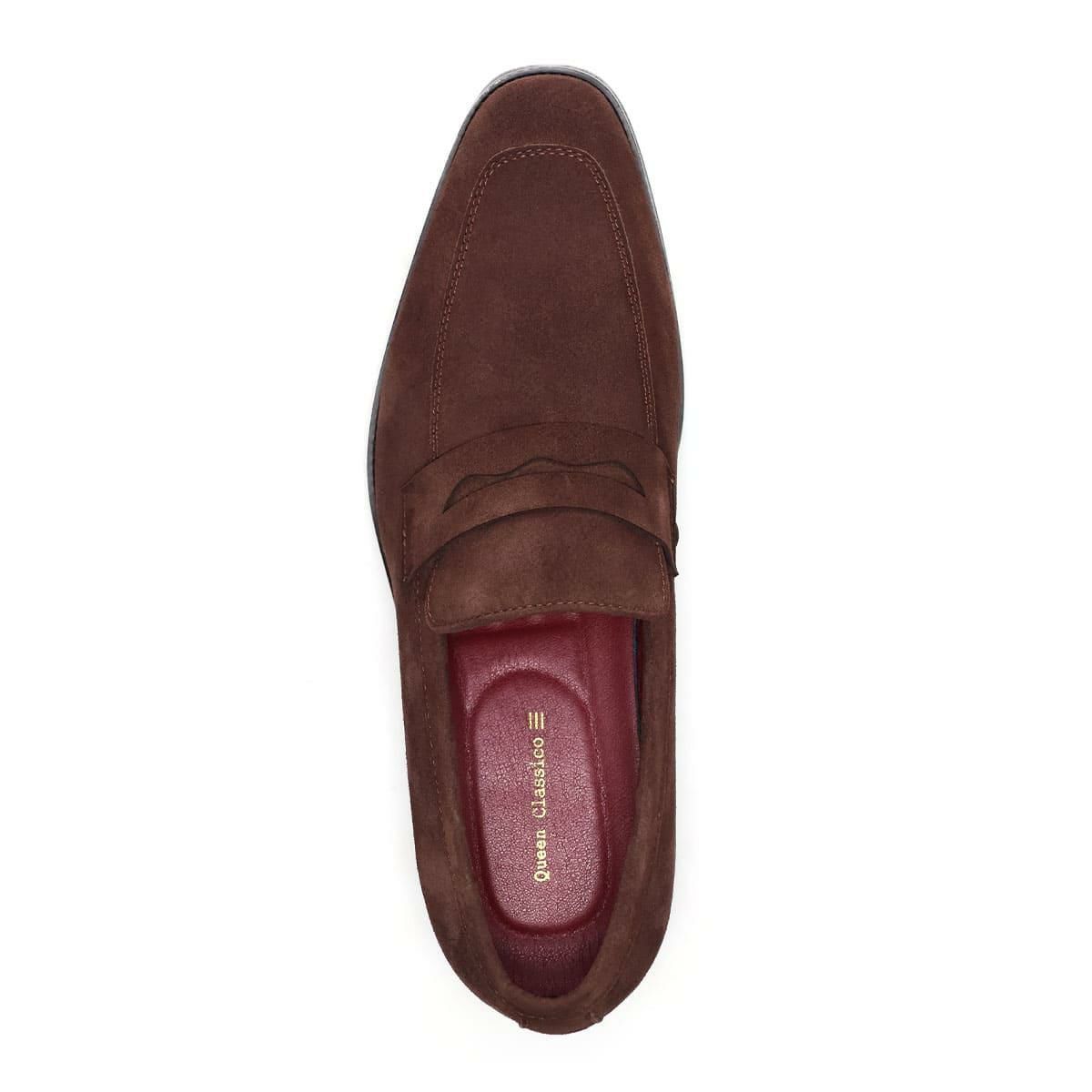  クインクラシコ メンズ ドレスシューズ スエードローファー QueenClassico 3193-1s 16