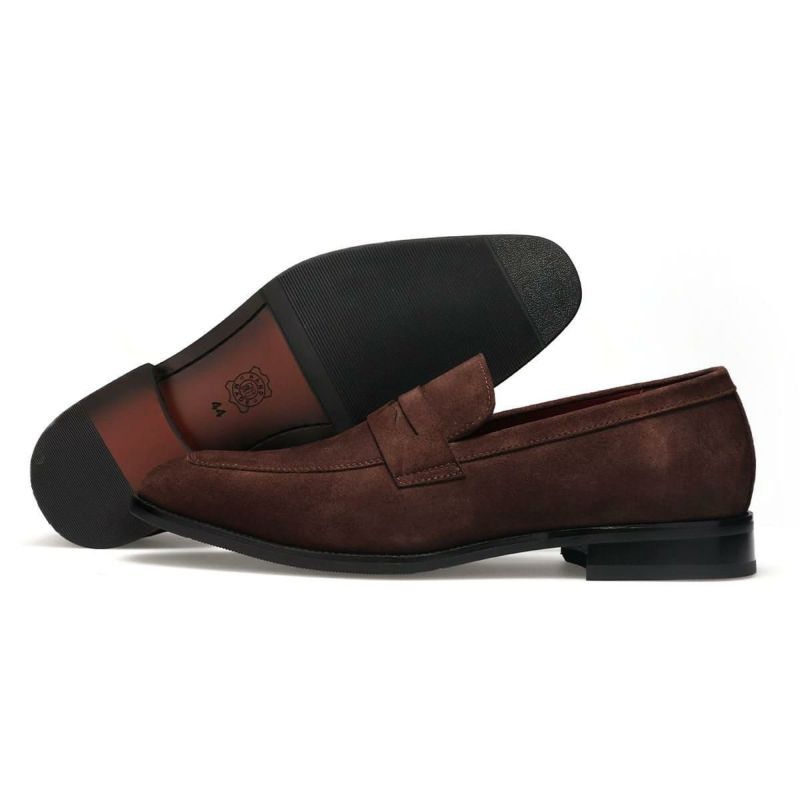  クインクラシコ メンズ ドレスシューズ スエードローファー QueenClassico 3193-1s 18