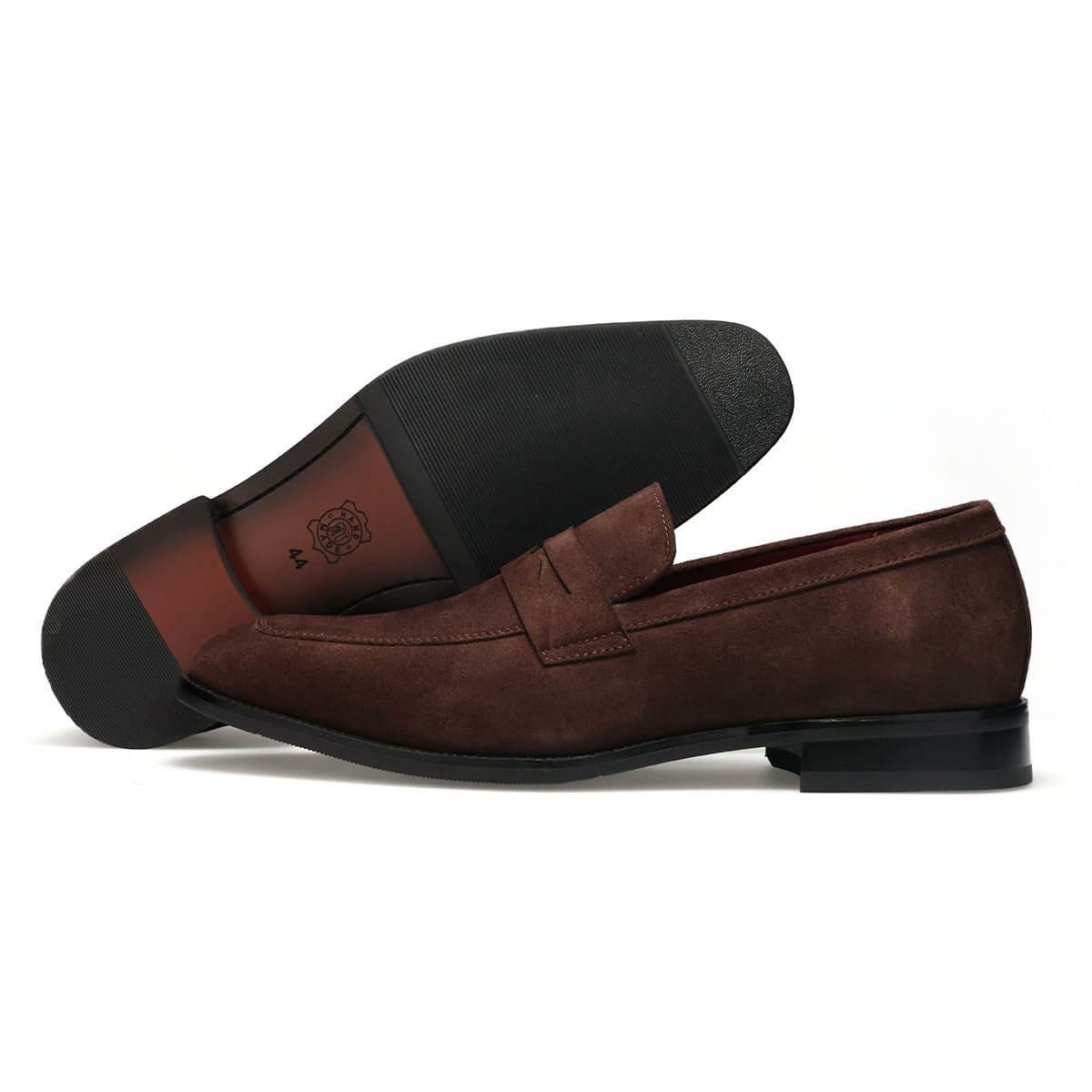  クインクラシコ メンズ ドレスシューズ スエードローファー QueenClassico 3193-1s 18