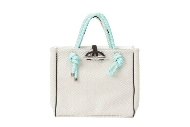 バッグ クリートトートミニ ツイル マカダミア イタリア製 