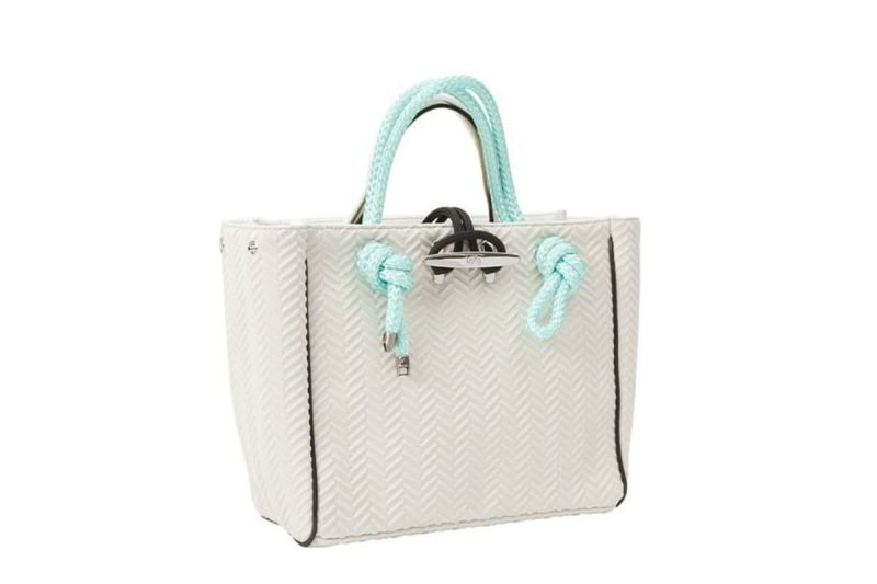 バッグ クリートトートミニ ツイル マカダミア イタリア製 