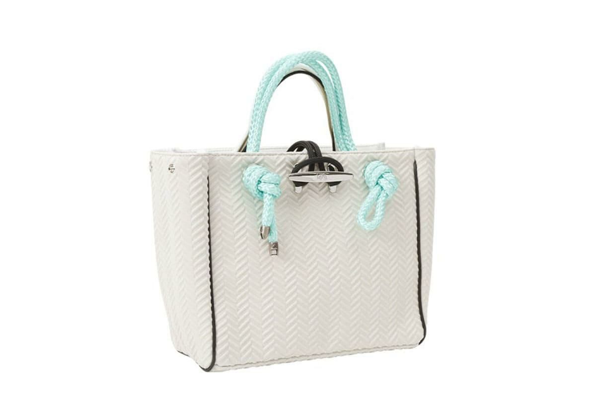 バッグ クリートトートミニ ツイル マカダミア イタリア製 