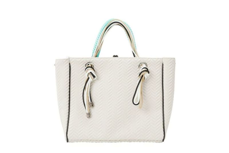 バッグ クリートトートミニ ツイル マカダミア イタリア製 