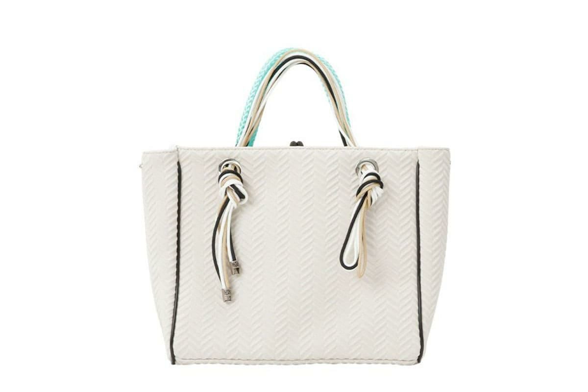 バッグ クリートトートミニ ツイル マカダミア イタリア製 