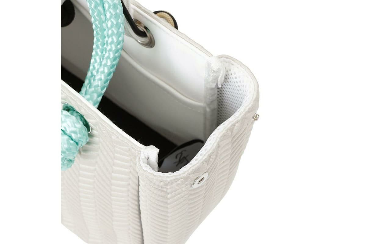 バッグ クリートトートミニ ツイル マカダミア イタリア製 