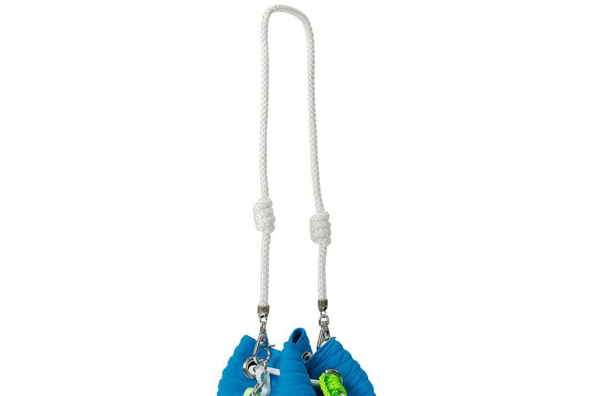  [レーク L4K3] バケットバッグ ピーコック イタリア製 seb-1175