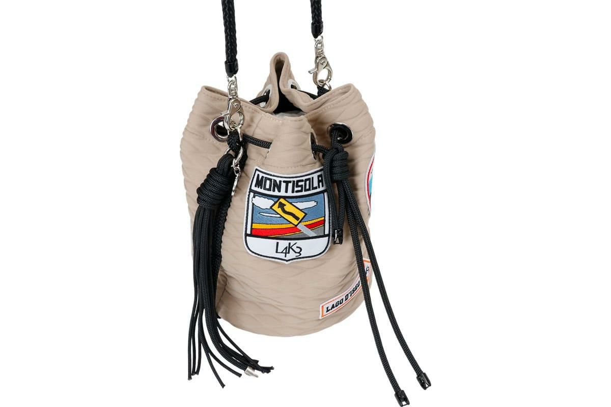  [レーク L4K3] バケットバッグ モザイコ イタリア製 seb-1180pa