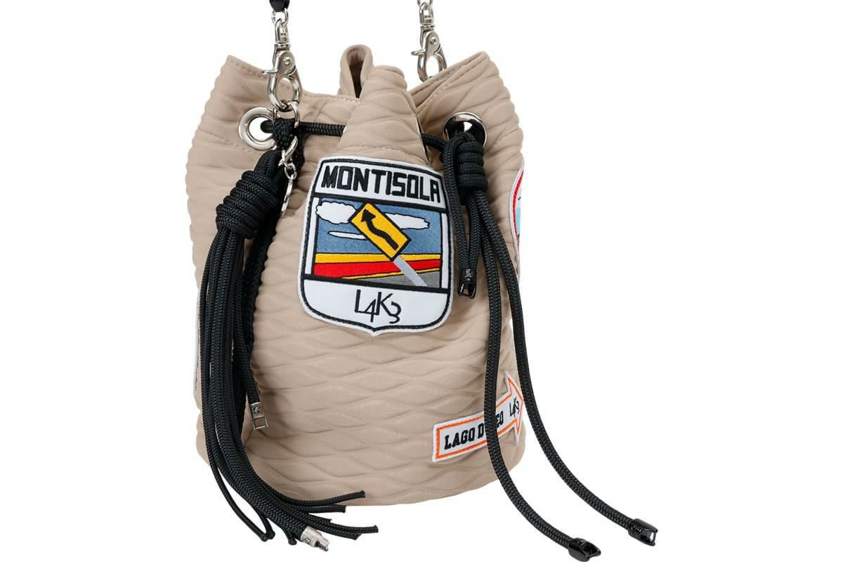  [レーク L4K3] バケットバッグ モザイコ イタリア製 seb-1180pa