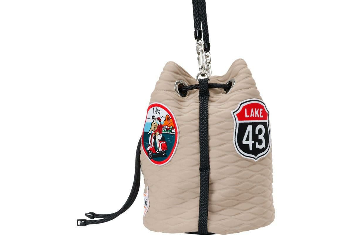  [レーク L4K3] バケットバッグ モザイコ イタリア製 seb-1180pa