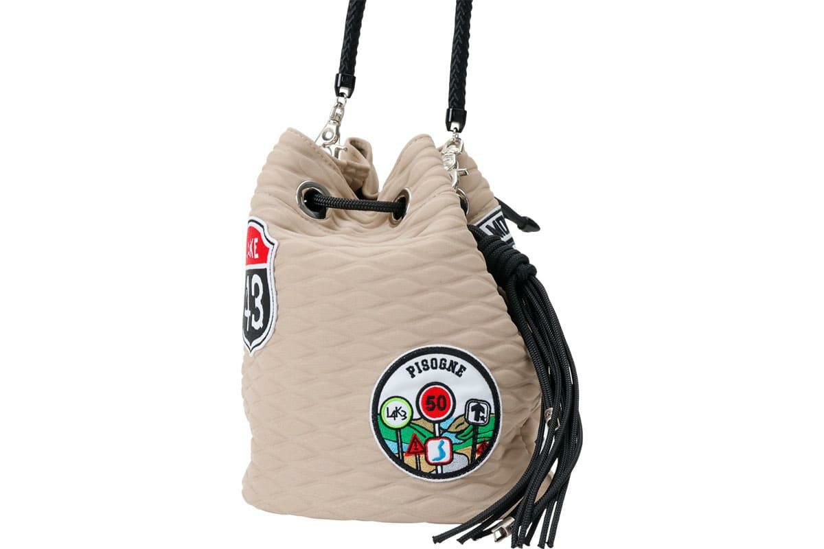  [レーク L4K3] バケットバッグ モザイコ イタリア製 seb-1180pa