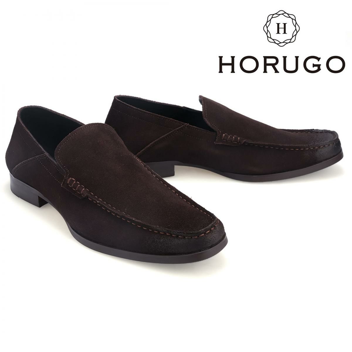 オルゴ / HORUGO メンズ カジュアルシューズ hw101dbrs バンプ ダークブラウン 1