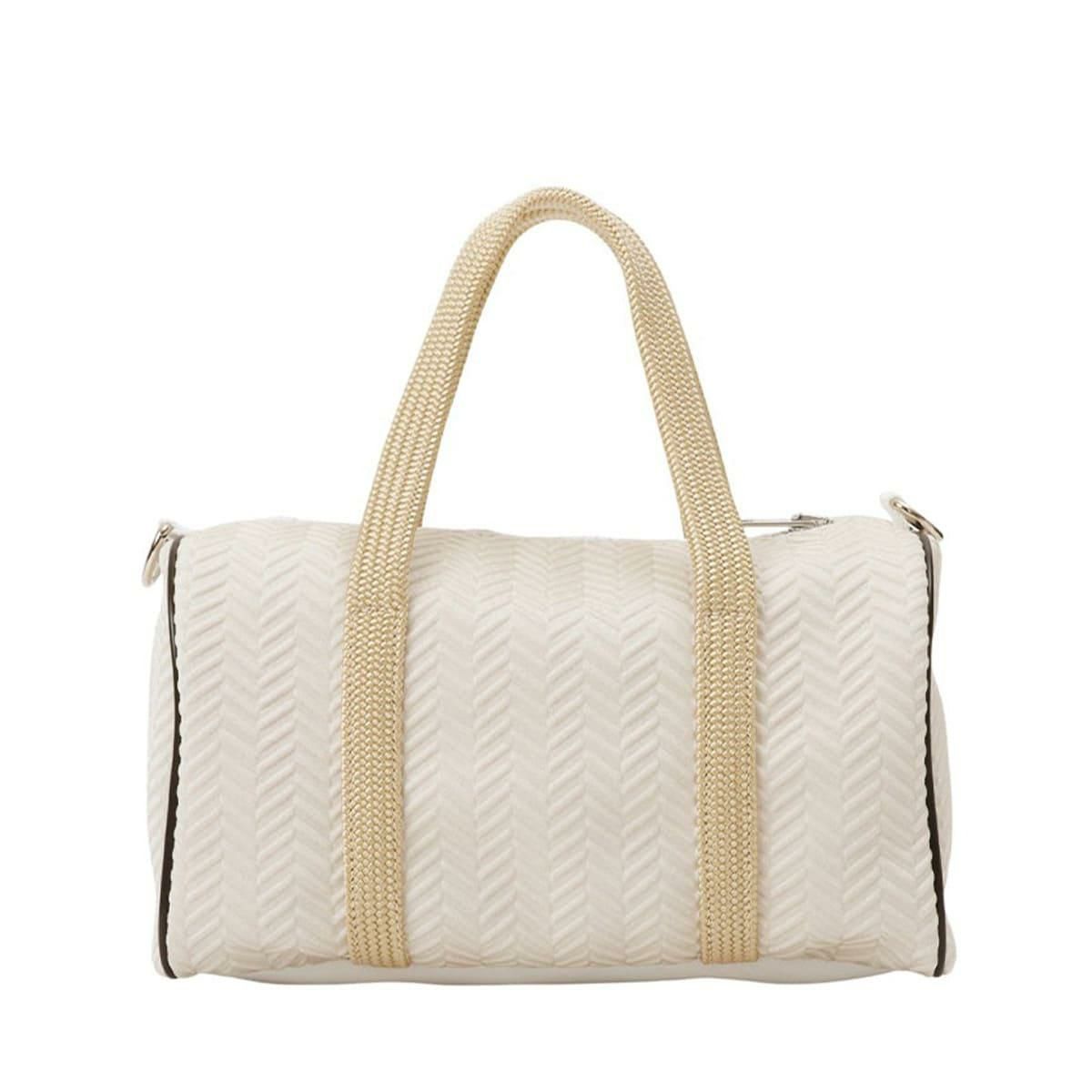  [レーク L4K3] バッグ ボストンミクロ マカダミア イタリア製 boc-1177