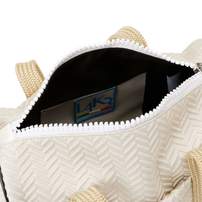  [レーク L4K3] バッグ ボストンミクロ マカダミア イタリア製 boc-1177