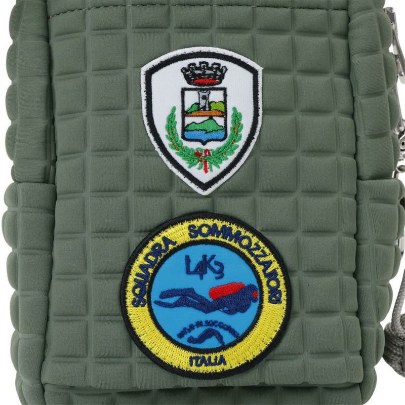 [レーク L4K3] バッグ レオポーチ アーミー イタリア製 leo-1001pa