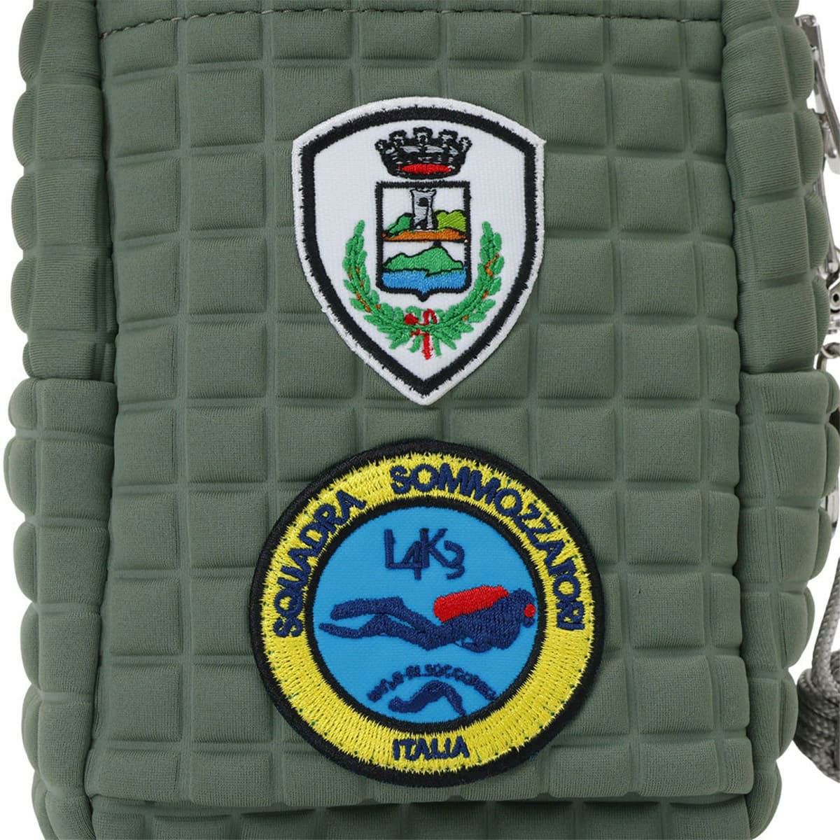 [レーク L4K3] バッグ レオポーチ アーミー イタリア製 leo-1001pa