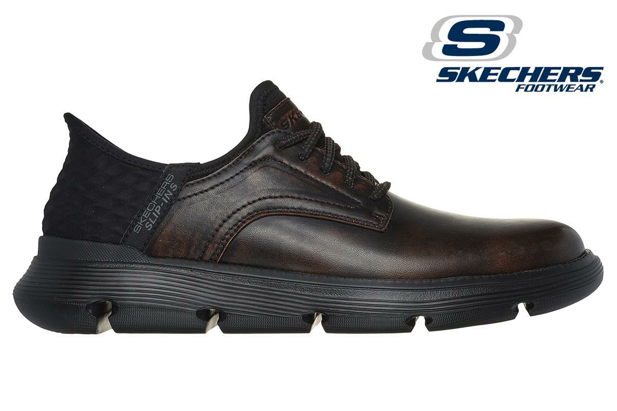  スケッチャーズ メンズ スニーカー ガルザ - ガービン SKECHERS 205046 DBR 1