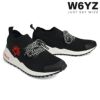  ウィズ メンズ スニーカー ソックエム ブラック ホワイト W6YZ skm250