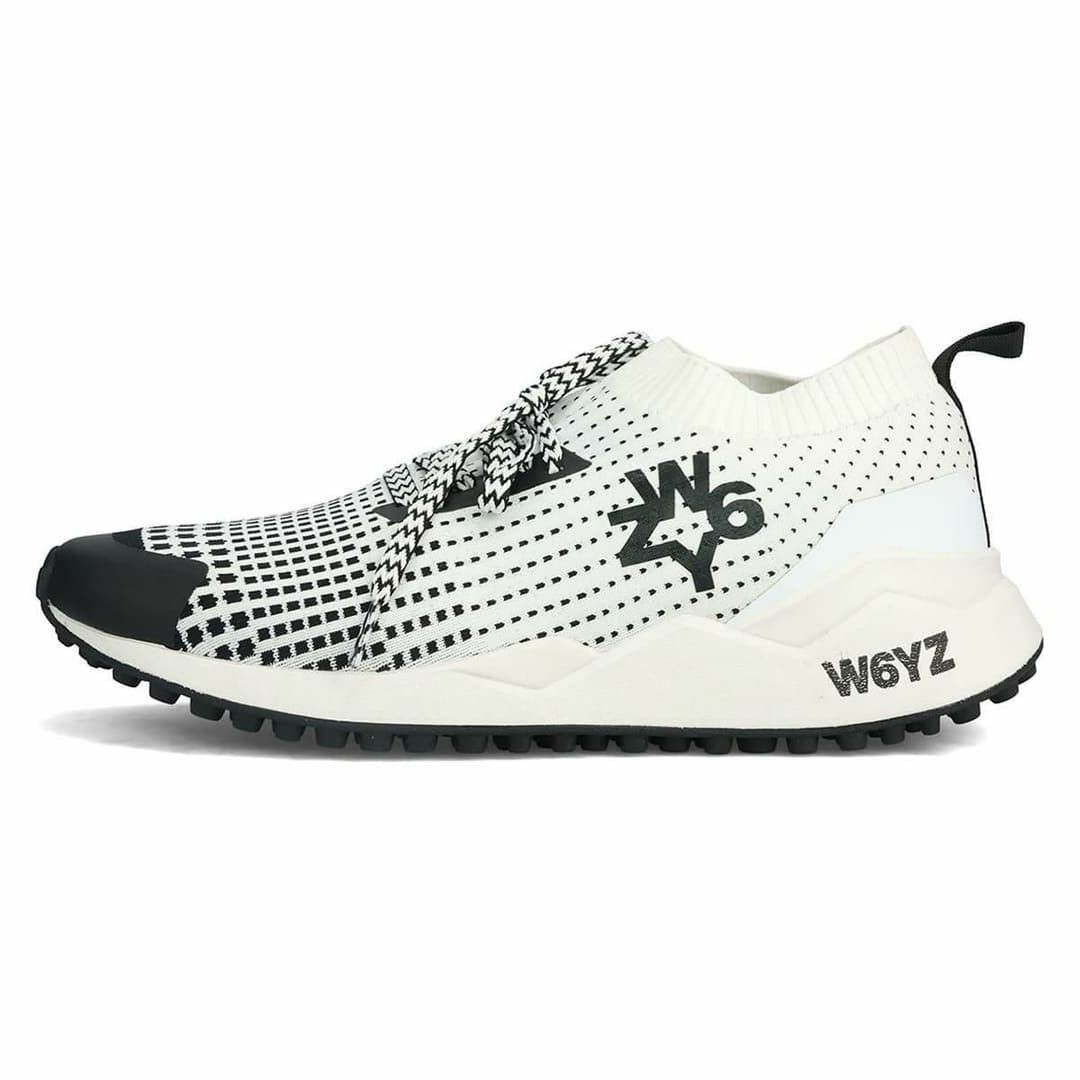  ウィズ メンズ スニーカー ソックエム ブラック ホワイト W6YZ 1