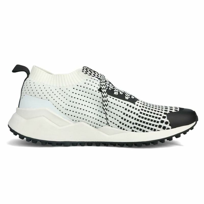  ウィズ メンズ スニーカー ソックエム ブラック ホワイト W6YZ 2