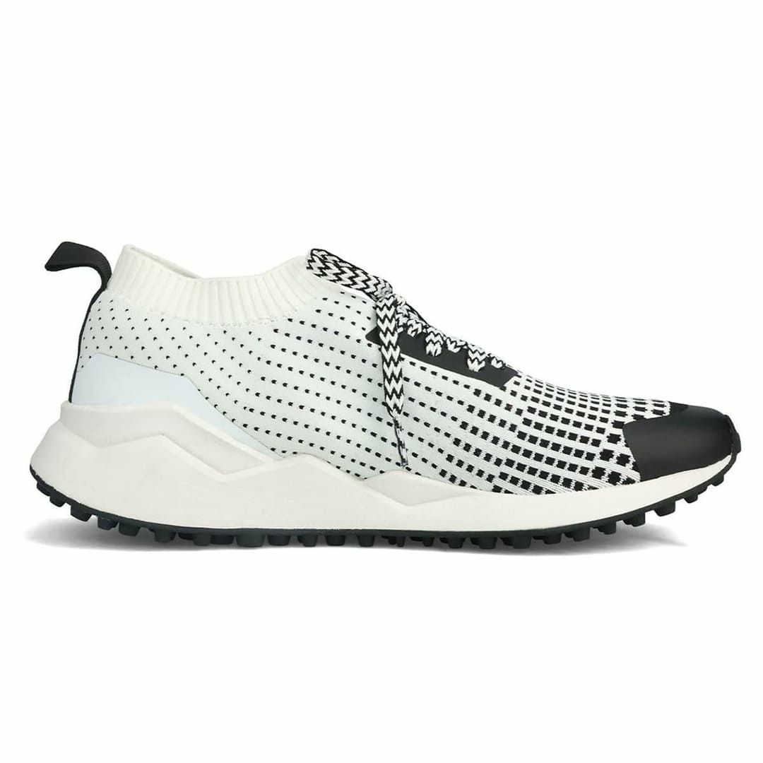  ウィズ メンズ スニーカー ソックエム ブラック ホワイト W6YZ 2