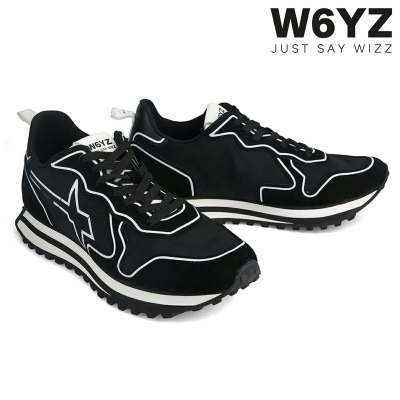 ウィズ メンズ スニーカー フレッシュ ブラック W6YZ frm250-0a01g