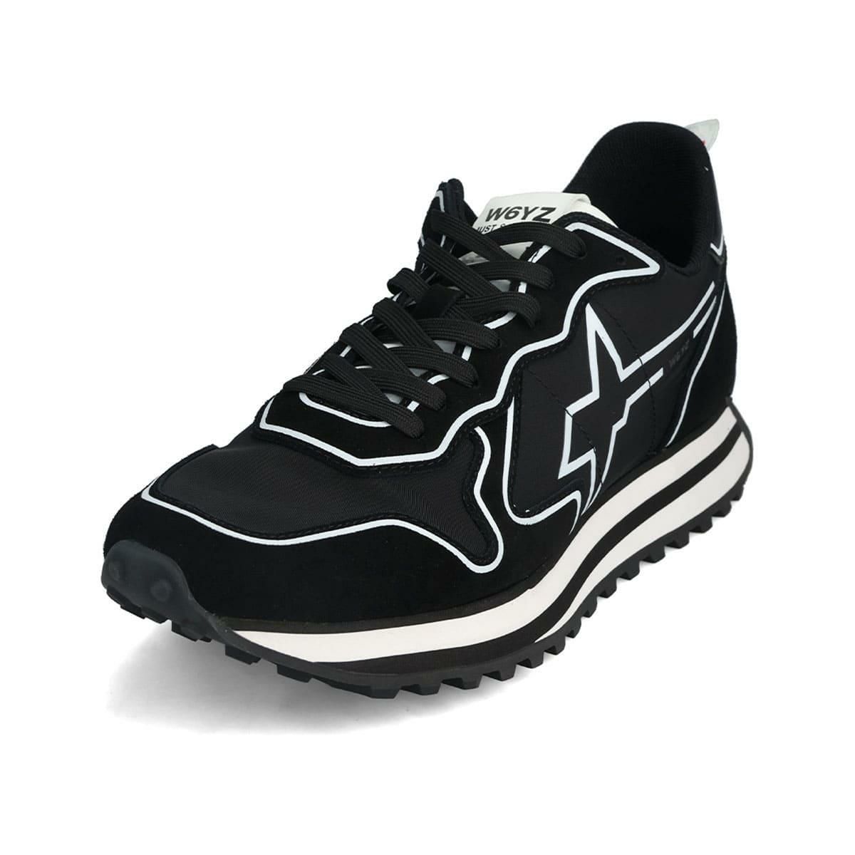 ウィズ メンズ スニーカー フレッシュ ブラック W6YZ frm250-0a01g