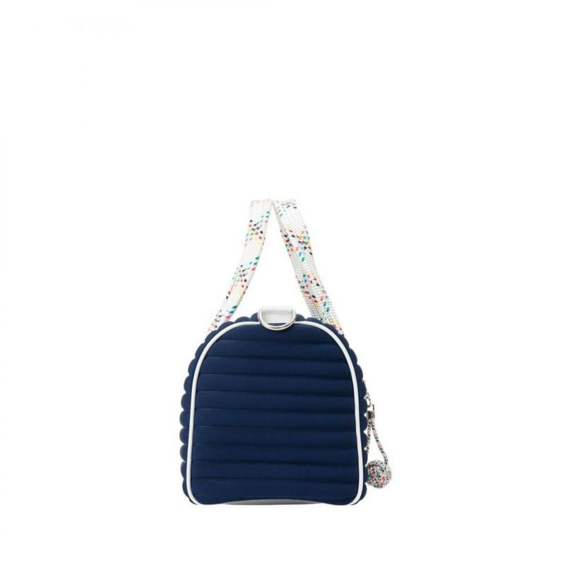  [レーク L4K3] バッグ ボストンミクロ アブソリュートブルー イタリア製 boc-1178