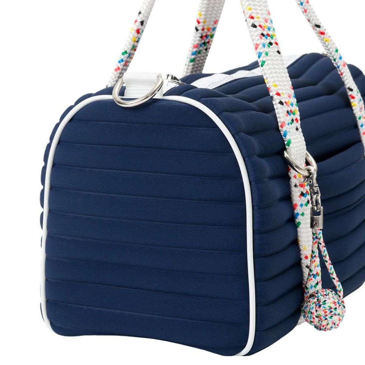  [レーク L4K3] バッグ ボストンミクロ アブソリュートブルー イタリア製 boc-1178