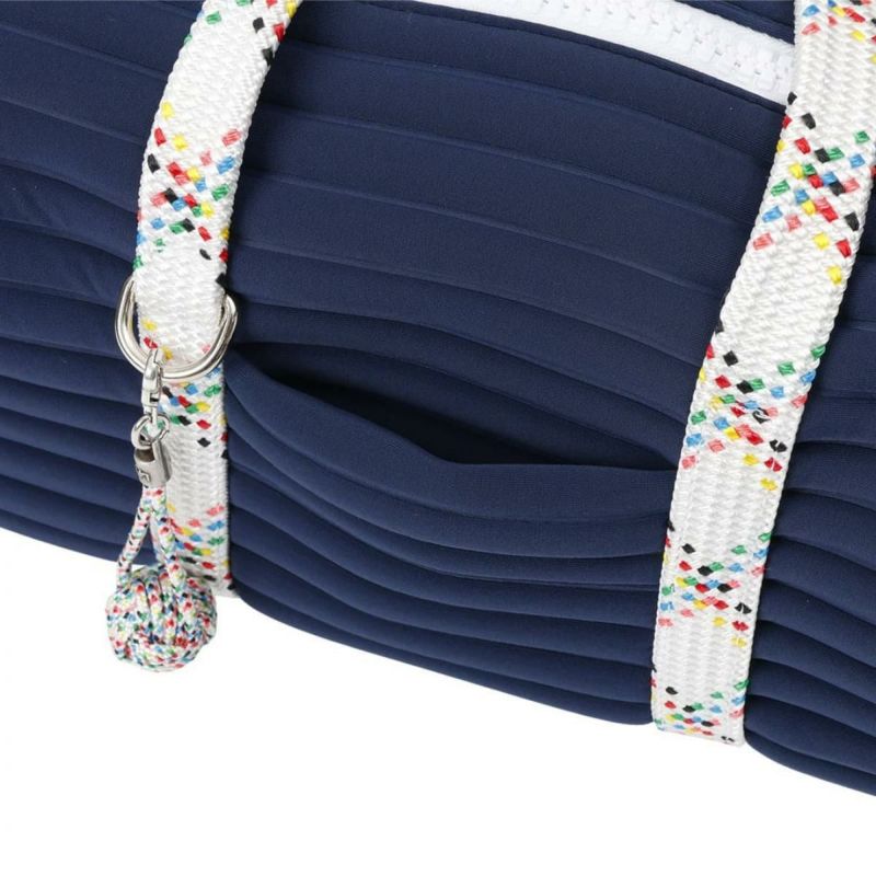  [レーク L4K3] バッグ ボストンミクロ アブソリュートブルー イタリア製 boc-1178