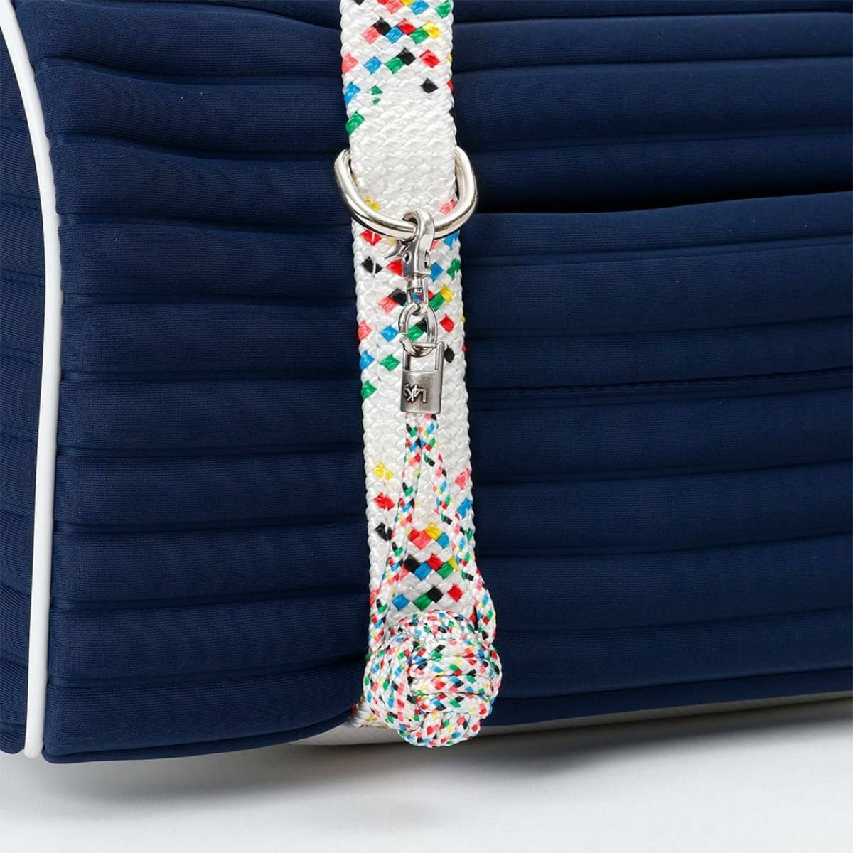  [レーク L4K3] バッグ ボストンミクロ アブソリュートブルー イタリア製 boc-1178