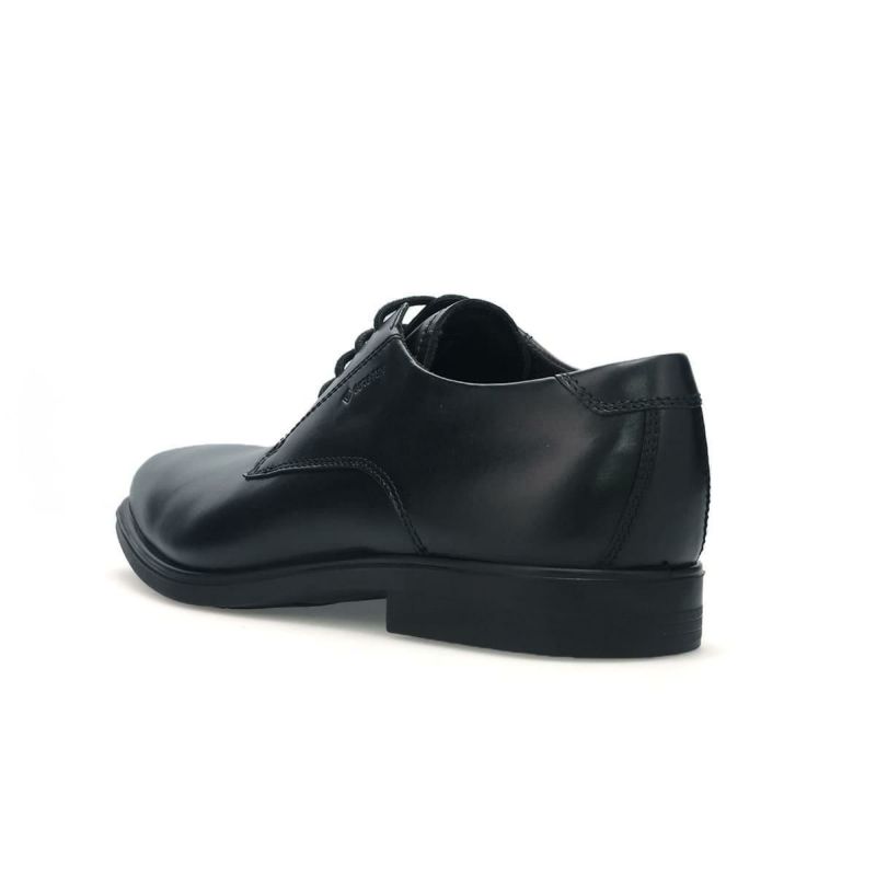  エコー メンズ ドレスシューズ メルボルン 防水 外羽根プレーントゥ ブラック