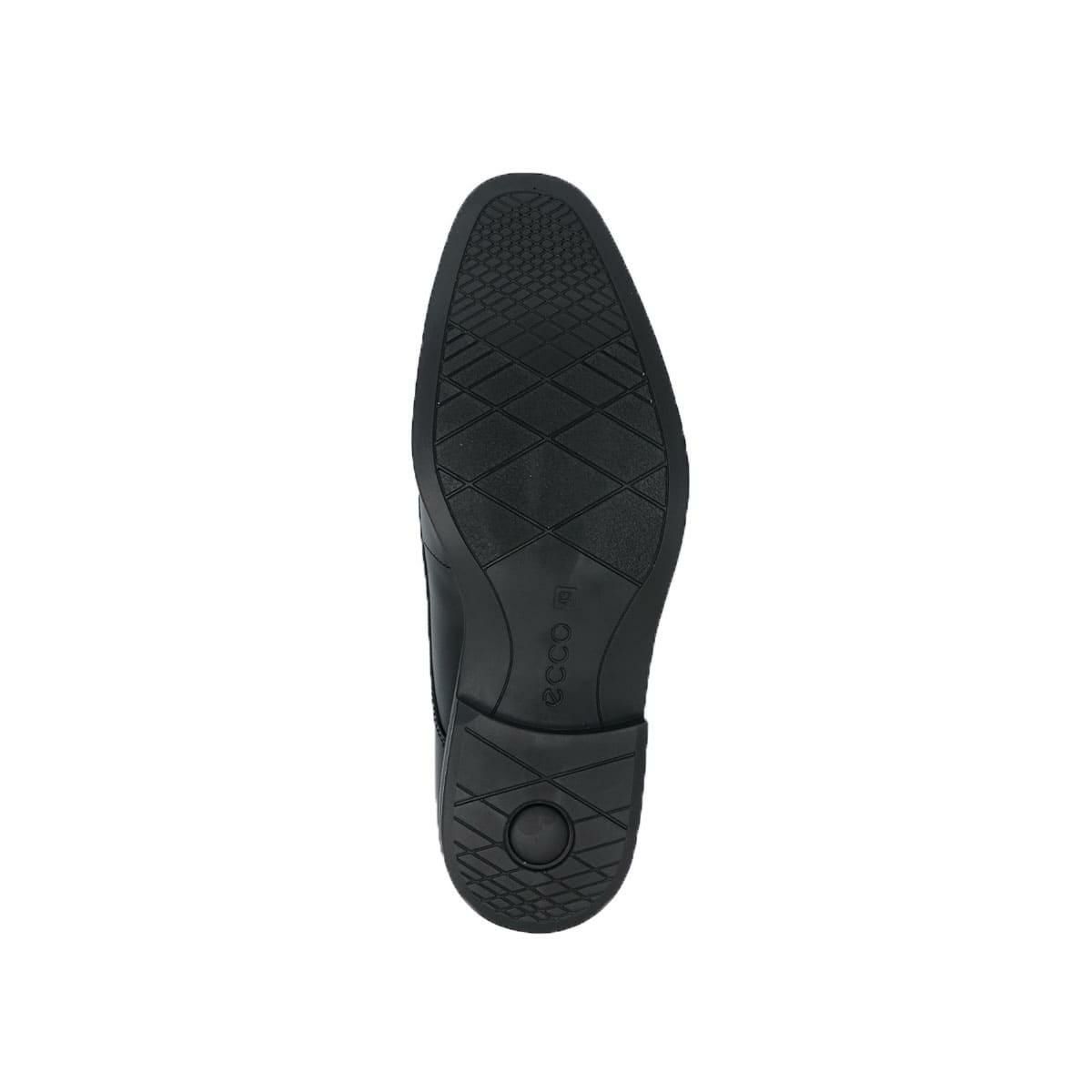  エコー メンズ ドレスシューズ メルボルン 防水 外羽根プレーントゥ ブラック