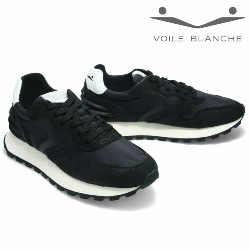 ボイルブランシェ メンズ スニーカー パリスパワー ブラック VOILE BLANCHE 