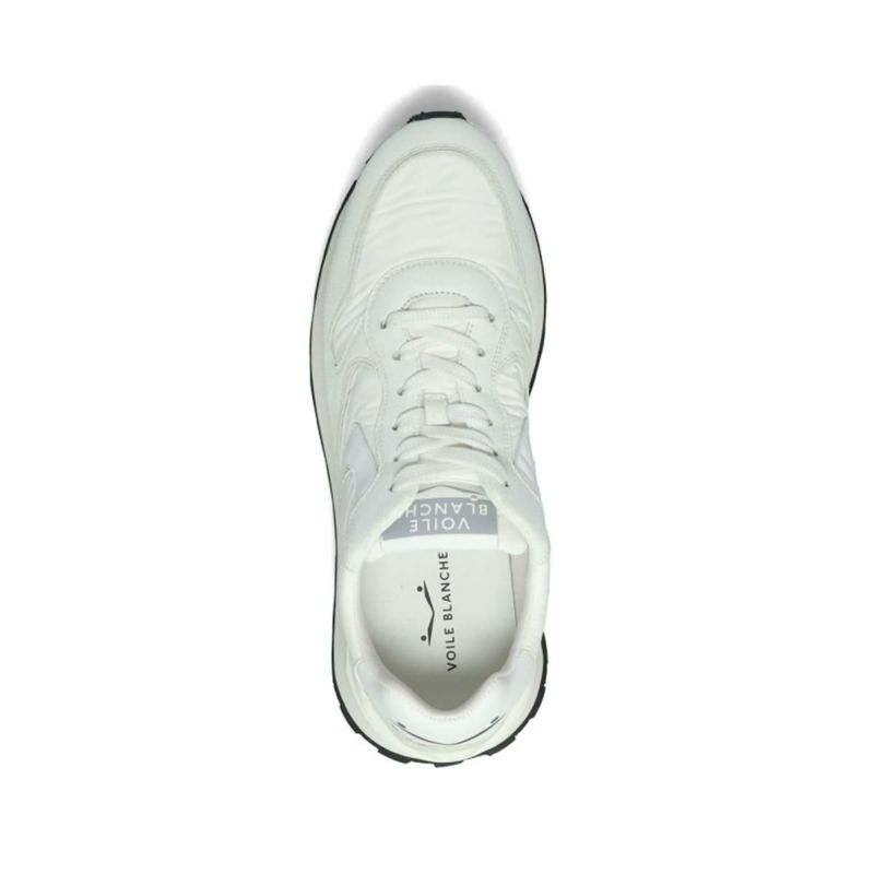 VOILE BLANCHE* ロゴ メタリック スニーカー 絞り染め シルバー VOILE BLANCHE ボイルブランシェ スニーカー QWARK HYPE MAN