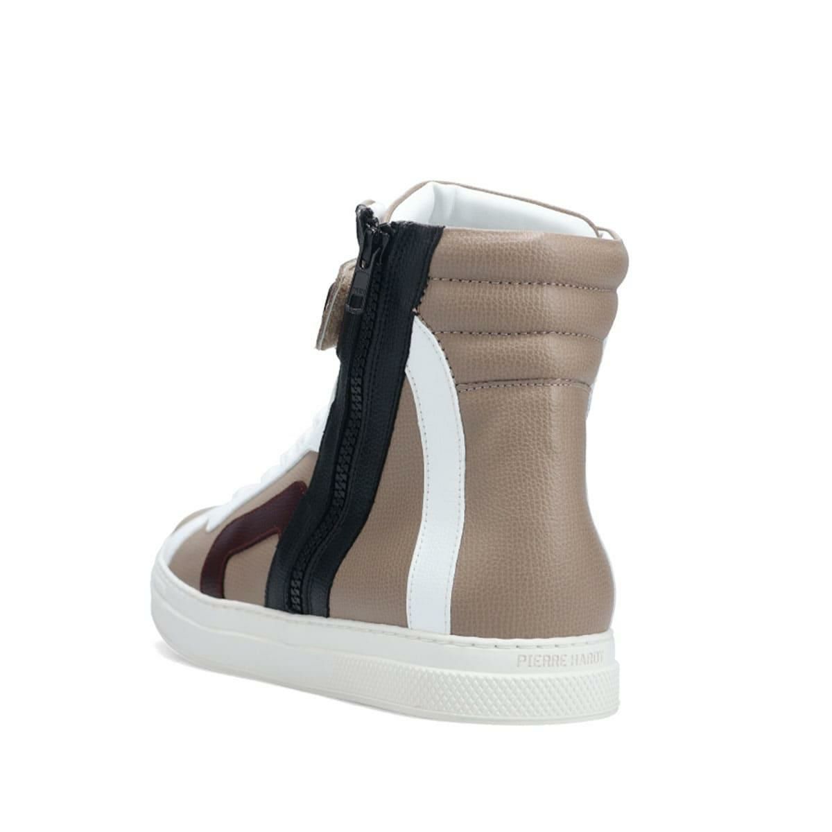 ピエール アルディ メンズ スニーカー ハイトップスニーカー ブラックマルチホワイト PIERRE HARDY 