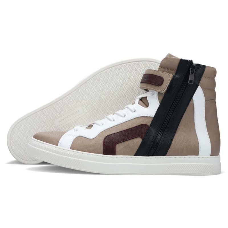 ピエール アルディ メンズ スニーカー ハイトップスニーカー ブラックマルチホワイト PIERRE HARDY 