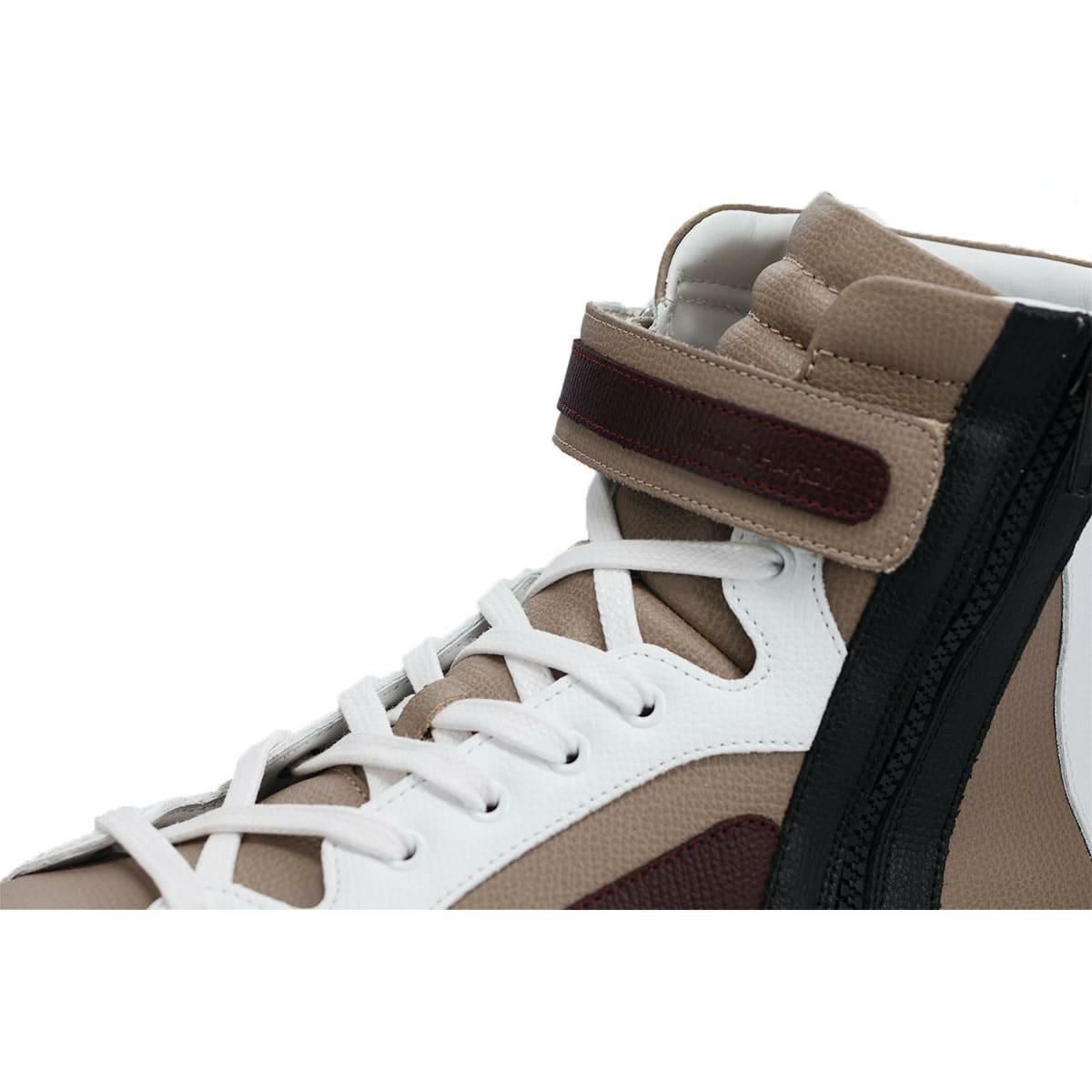 ピエール アルディ メンズ スニーカー ハイトップスニーカー ブラックマルチホワイト PIERRE HARDY 