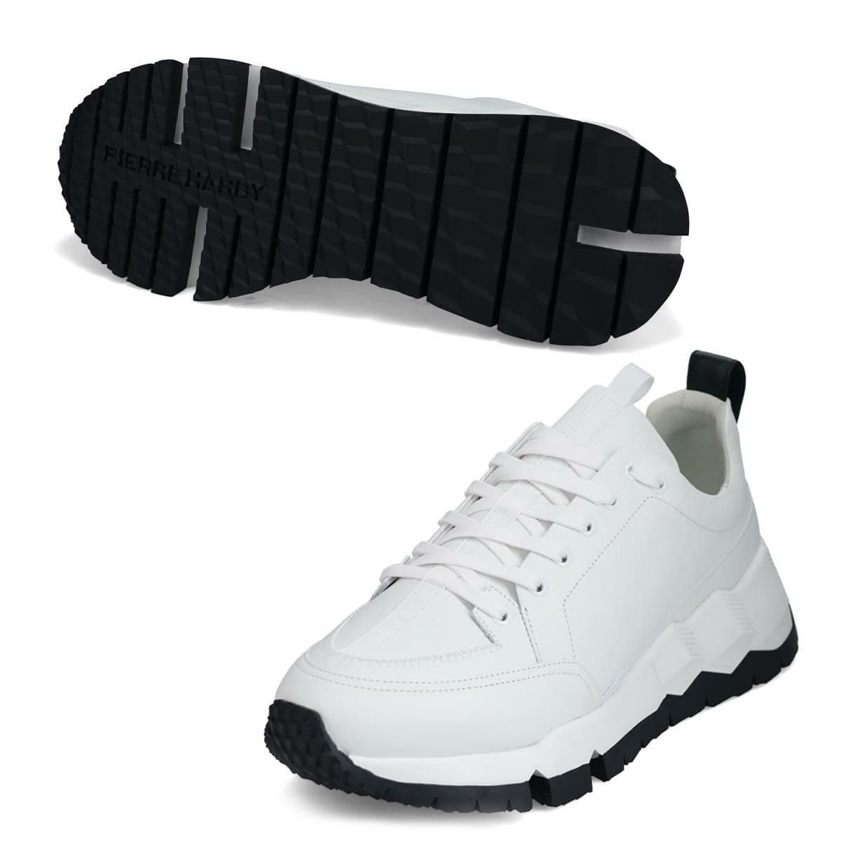 ピエール アルディ メンズ スニーカー ストリートライフ ブラック ホワイト/ブラック PIERRE HARDY pqx02zfa25calf