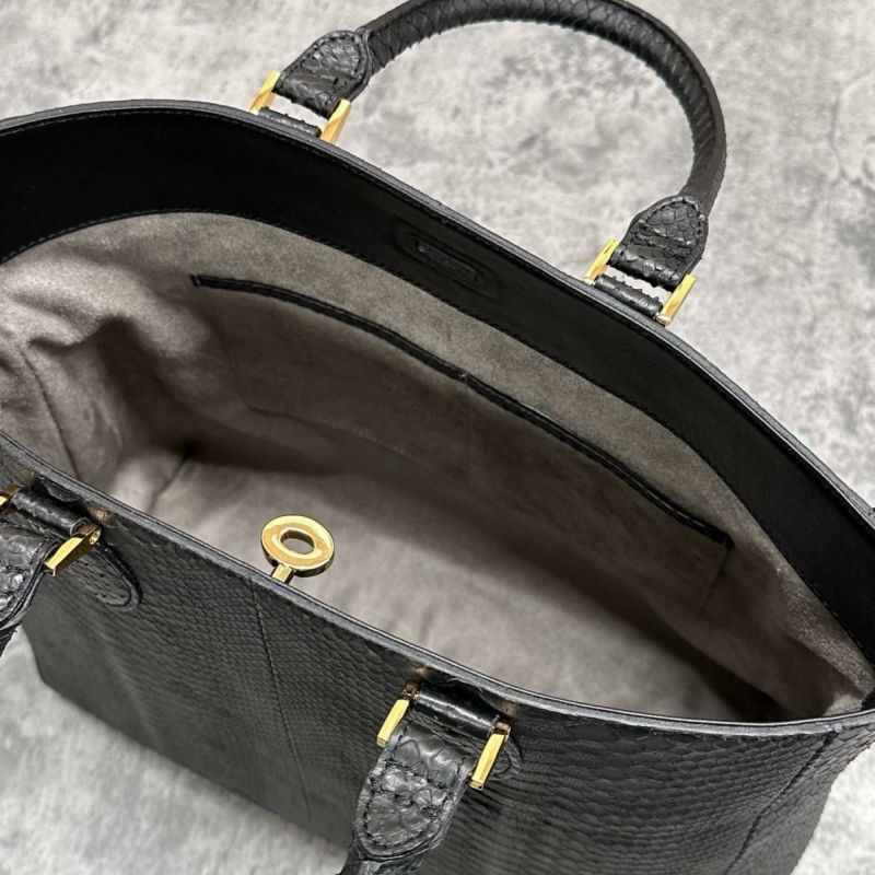 レザック バッグ パイソントートバッグ CALON ブラック 国産(日本製) LE'SAC calonp