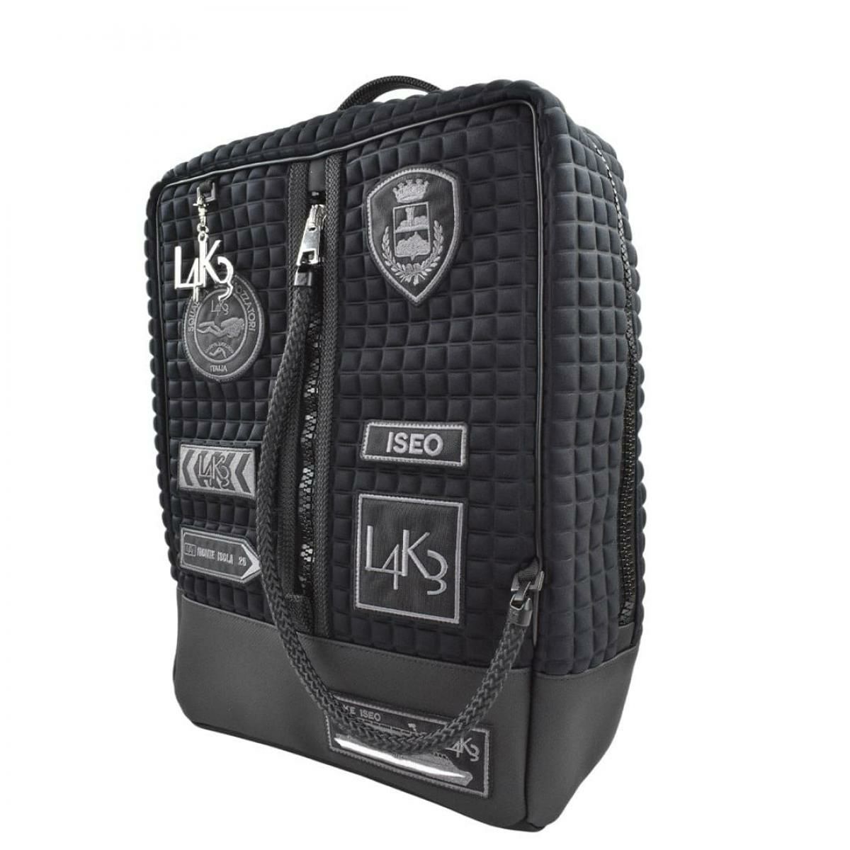  [レーク L4K3] バックパック ブラック イタリア製 bpz-1002pa