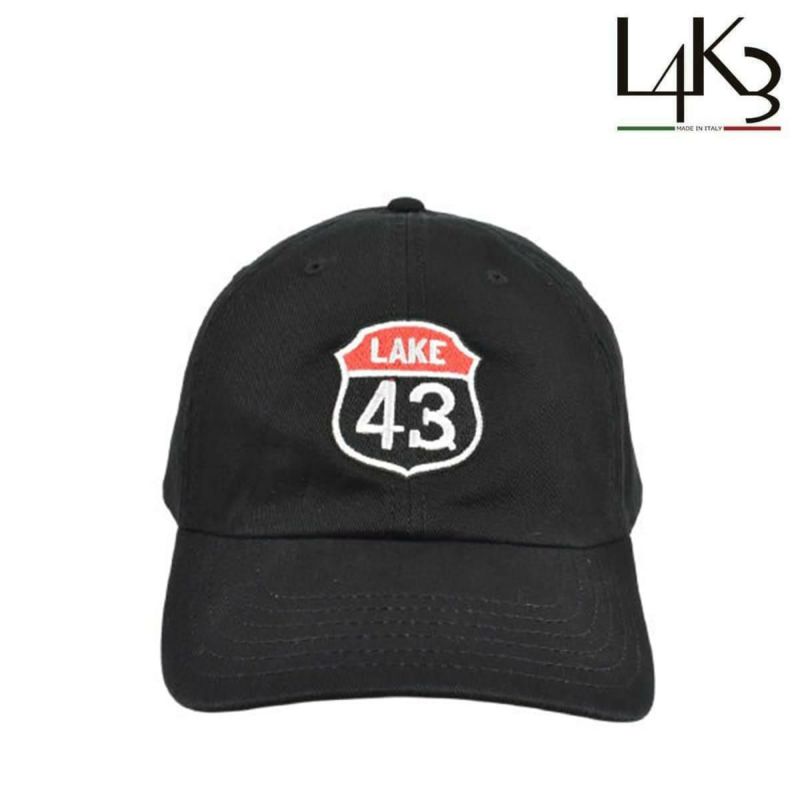 [レーク L4K3] キャップ ブラック イタリア製 apcp-0005