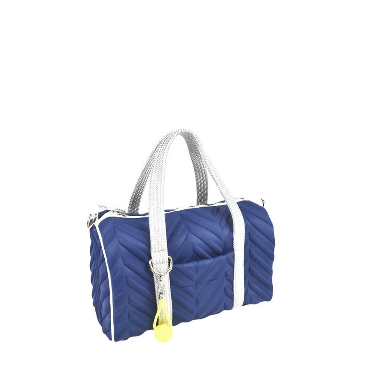  [レーク L4K3] バッグ ボストンミクロ ブルーベリー イタリア製 boc-1106