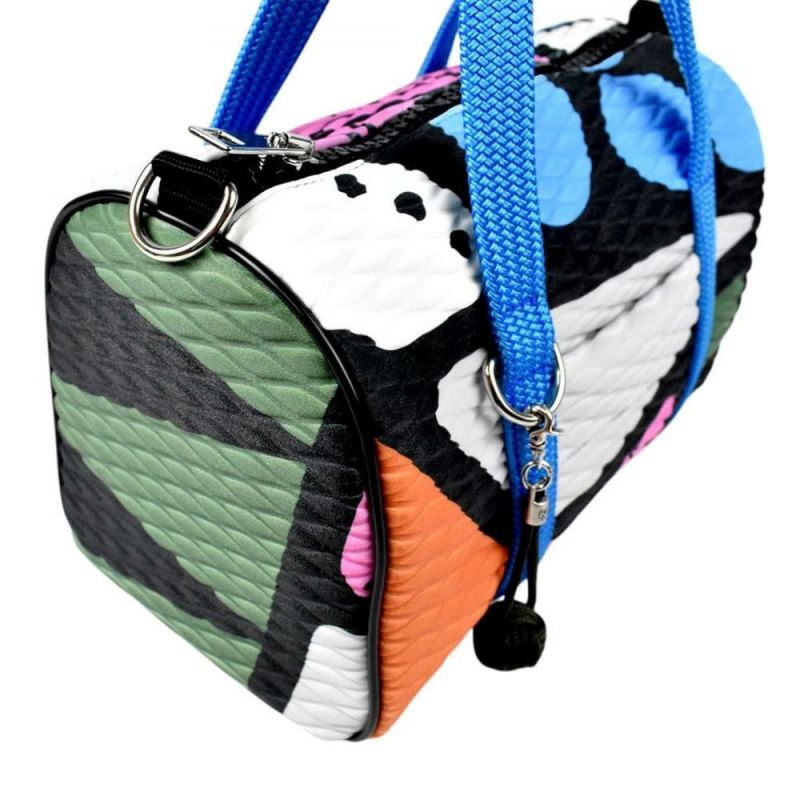  [レーク L4K3] バッグ ボストンミクロ カーキミックス イタリア製 boc-1116ah