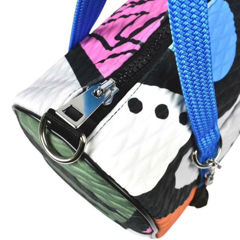  [レーク L4K3] バッグ ボストンミクロ カーキミックス イタリア製 boc-1116ah