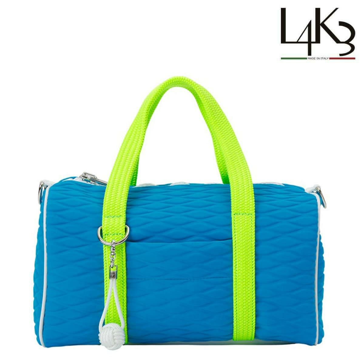  [レーク L4K3] バッグ ボストンミクロ ピーコック イタリア製 boc-1175